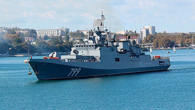 Неофіційні російські джерела повідомляють, що під удар "Нептуну" потрапив новий ракетний фрегат "Адмірал Макаров"