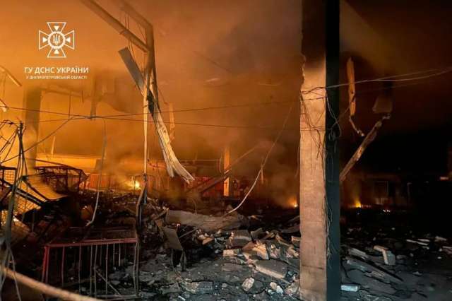 Масована атака дронів по Дніпру