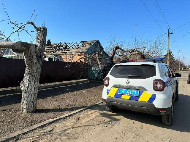 Поліція показала перші фото з місць прильотів в області