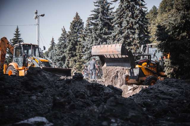 Ось так сьогодні виглядає один зі спортивних обʼєктів Дніпра.