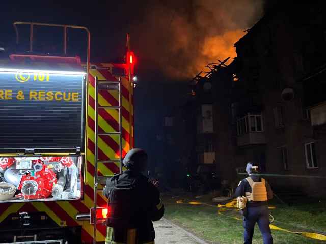 Ворог масовано атакував Кам&#039;янське безпілотниками.