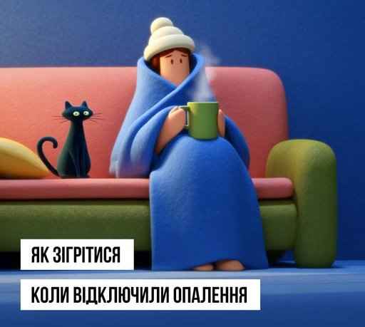 Як зігрітися коли відключили опалення