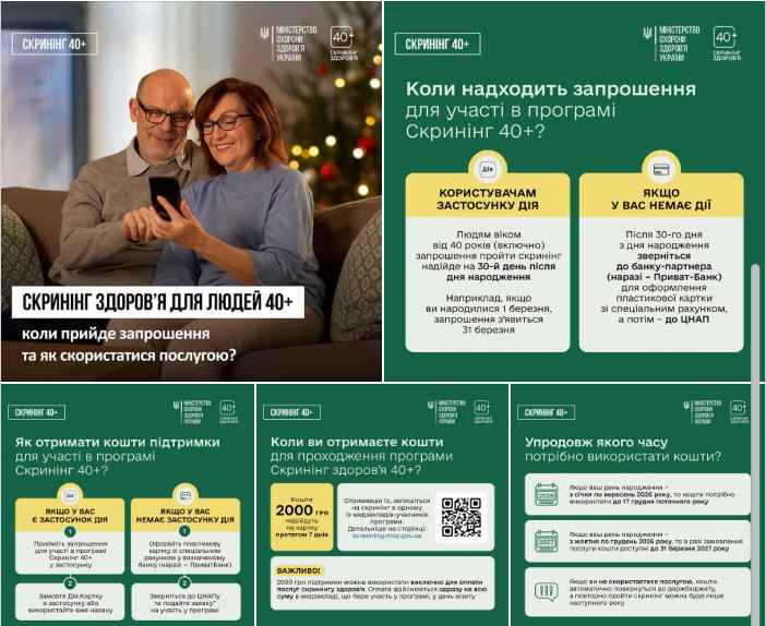 Перелік закладів охорони здоров&rsquo;я що проводять скринінг здоров&rsquo;я